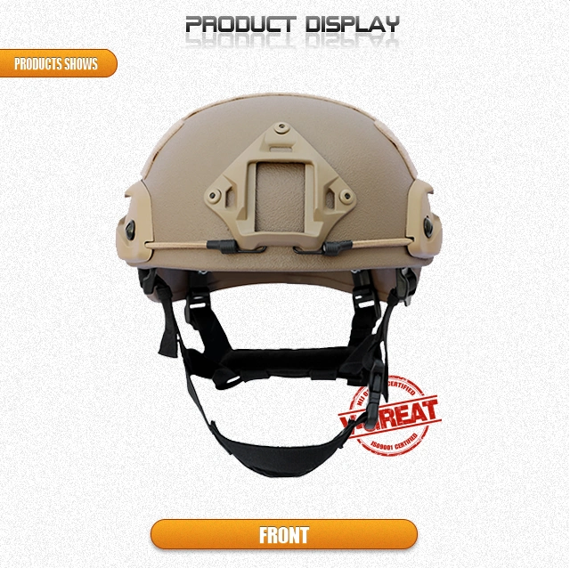 Mich High Cut Tactical Bulletproof Helmet Nij0101.06 Certified Tactical Helmet