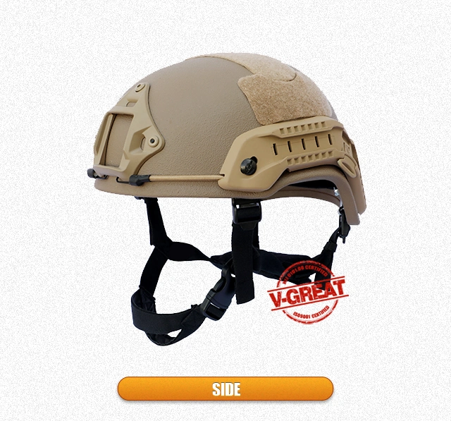 Mich High Cut Tactical Bulletproof Helmet Nij0101.06 Certified Tactical Helmet