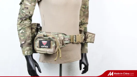 Ceinture de combat tactique rembourrée, fourniture directe d'usine, ceinture de taille Molle pour pistolet de camouflage utilitaire